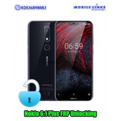 Nokia 6.1 Plus TA-1116 Pin/Pattern Removal + FRP Unlocking Service